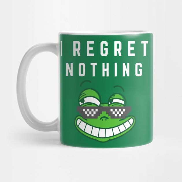 i regret nothing frog green by ibra4work